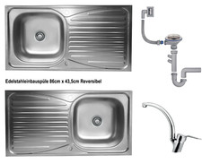 86 x 43,5 cm Edelstahl