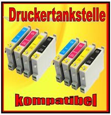 8 x Patrone für EPSON STYLUS D68 D88 DX3800 DX3850 DX4200 PLUS * ersetzt T0615