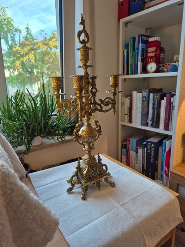 Barock kerzenhalter set bronze - barock,