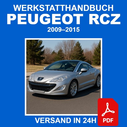 Werkstatthandbuch peugeot rcz - peugeot,