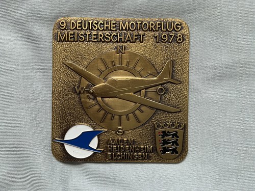 Alte motorflug plakette - motorflug,