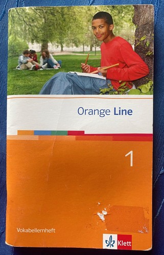 Orange line vokabellernheft - orange,