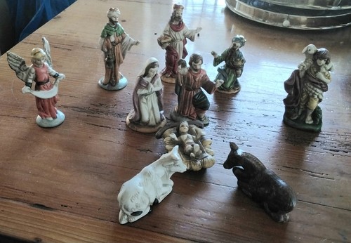 ältere krippenfiguren - 10,