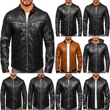 Kunstlederjacke Sweatjacke