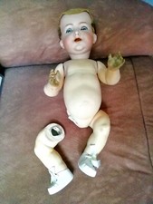 Antike Porzellan Kopf Puppe