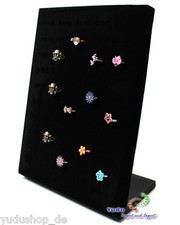 Ringständer Ringdisplay Ringhalter mit 50 Schlitze für breite Ringe