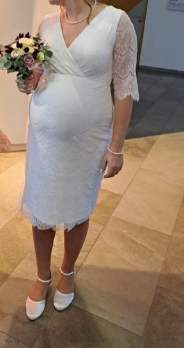Umstandsbrautkleid mit 4 - mit, 3/4
