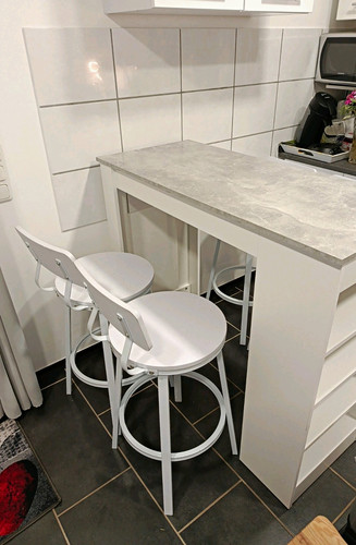 Bartisch set mit hockern - bartisch-set, 4