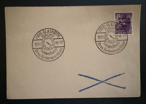 Sachsen 1948 glashütte - 👉,
