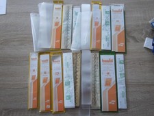 Klemmsteifen / Klemmtaschen glasklar, verschiedene Größen  + Schneideeinrichtung