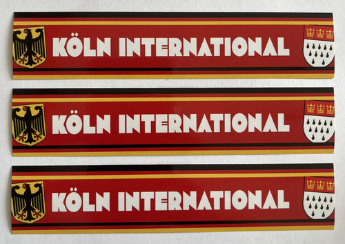 Köln international aufkleber - köln,