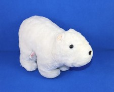 SIGIKID EISBÄR Polarbär Plüsch weiß Bär Teddy W.-Germany alt 32 cm Vintage 80er