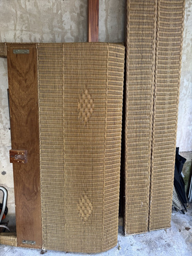 Tlg rattan paravent - 3-tlg.,
