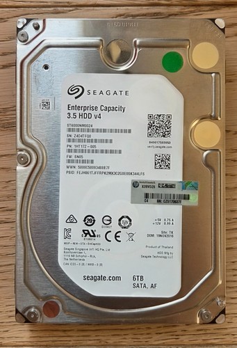 Seagate 6tb sata server - 6tb, 3.5"