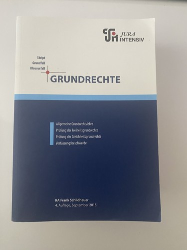 Jura intensiv grundrechte - jura, intensiv,