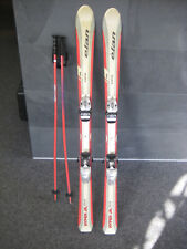 Ski ELAN Hyper Skier Kinder Junior 130 Jr. Race gebraucht Stöcke Syncro 100 cm