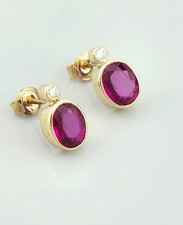 Rubin Ohrstecker mit