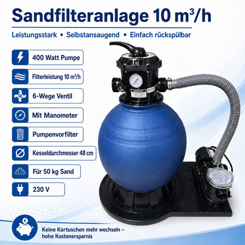 Sandfilter sandfilteranlage - sandfilter,