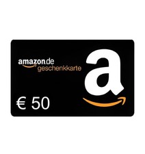 Amazon 50€ Euro Gutschein Guthaben Digital Geschenkkarte Versand in 30 Minuten