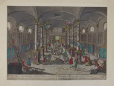 Georg Balthasar Probst Kupferstich Perspektive de la partie d´un Arsenal (117)