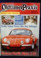 Oldtimer Praxis 12.1995 Triumph Tessy Roller, Renault Alpine A 110, Audi 920 Cab