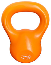 Body Coach Kugelhantel Kettlebell 2,5kg - Orange, Hochwertige Trainingsgewichte