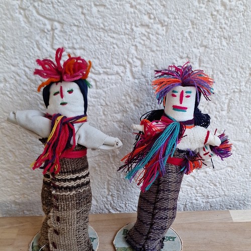 Mexiko indianerin stoffpuppe - mexiko,