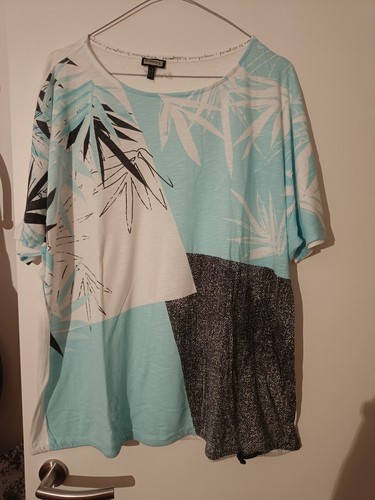 Damenshirt blau weiß - damenshirt,,