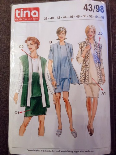 Tina damen schnittmuster - 43/98,