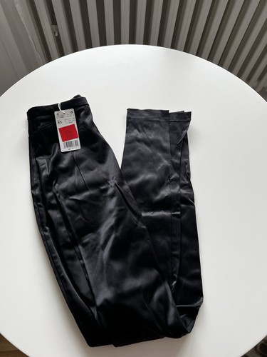 Satinhose schwarz mng - satinhose,