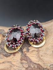 Antiker Granat Schmuck Clips