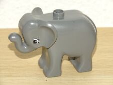 Lego Duplo Tier Elefant dunkel grau