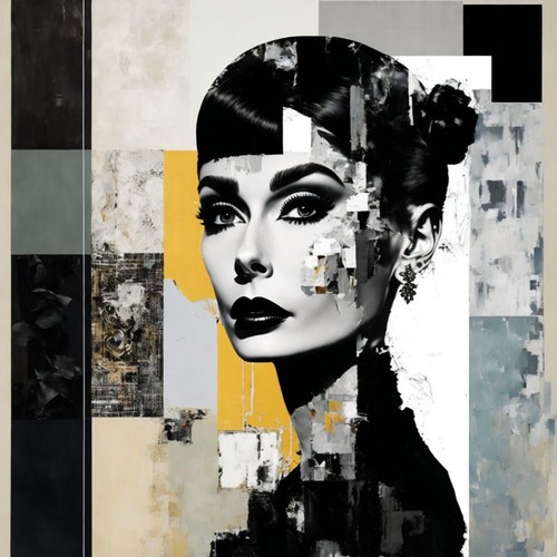 Audrey hepburn collage - hepburn, urban
