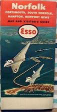 Vintage Esso Map of Norfolk