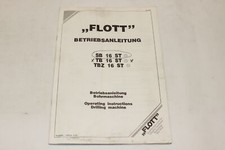 Betriebsanleitung - Bohrmaschine - FLOTT - SB 16 ST / TB 16 ST / TBZ 16 ST