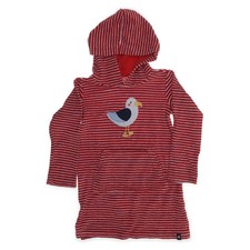 Jako-O, Bademantel, Größe: 92/98, Rot/Weiß, Baumwolle/Polyester, Streifen #fwe