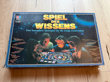 Spiel des Wissens MB Spiele 1984 große Ausgabe selten Brettspiel Ersatzteile
