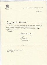 Unterhaus Betty Boothroyd