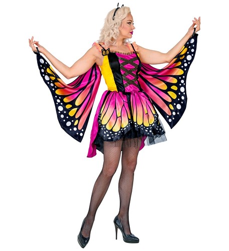Kostüm schmetterling pink - kostüm,