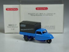 (APE-6) Wiking 8410317 Goli Dreirad mit Plane blau in OVP