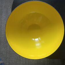 TORBEN ORSKOV Schale KRENIT Herbert Krenchel 20,0 cm Gelb Emaille 60er