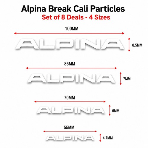 Alpina bremssattel sticker - alpina,