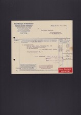 PIRNA, Rechnung 1936, Emil Baege & Nierbauer