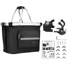 Lenkerkorb Fahrradkorb,Hunde Rucksack Einkaufstasche abnehmbar Vorne Lenkerkorb