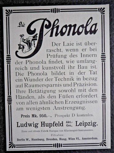 Die phonola der laie - laie, ist
