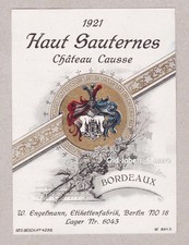 x1434 Weinetikett Ch. CAUSSE