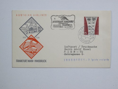 Berlin 1959 erstflug austrian - berlin,