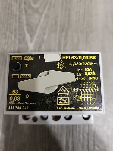 Aeg schalter elfa 63a 03a - elfa,