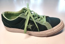 Converse Chucks One Star Low Sneakers Wildleder Dunkelgrün Grün Size 40