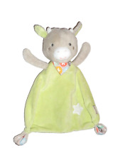 Beauty Baby Fehn Müller Kuh grün mit Stern Schmusetuch Schnuffeltuch Kuscheltuch